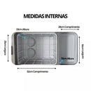 [MÊS DOS PAIS] Mini Geladeira Portátil 45 Litros 12V/24V 110v/220v Caminhão Ônibus Van Camping Barco Lancha Pesca